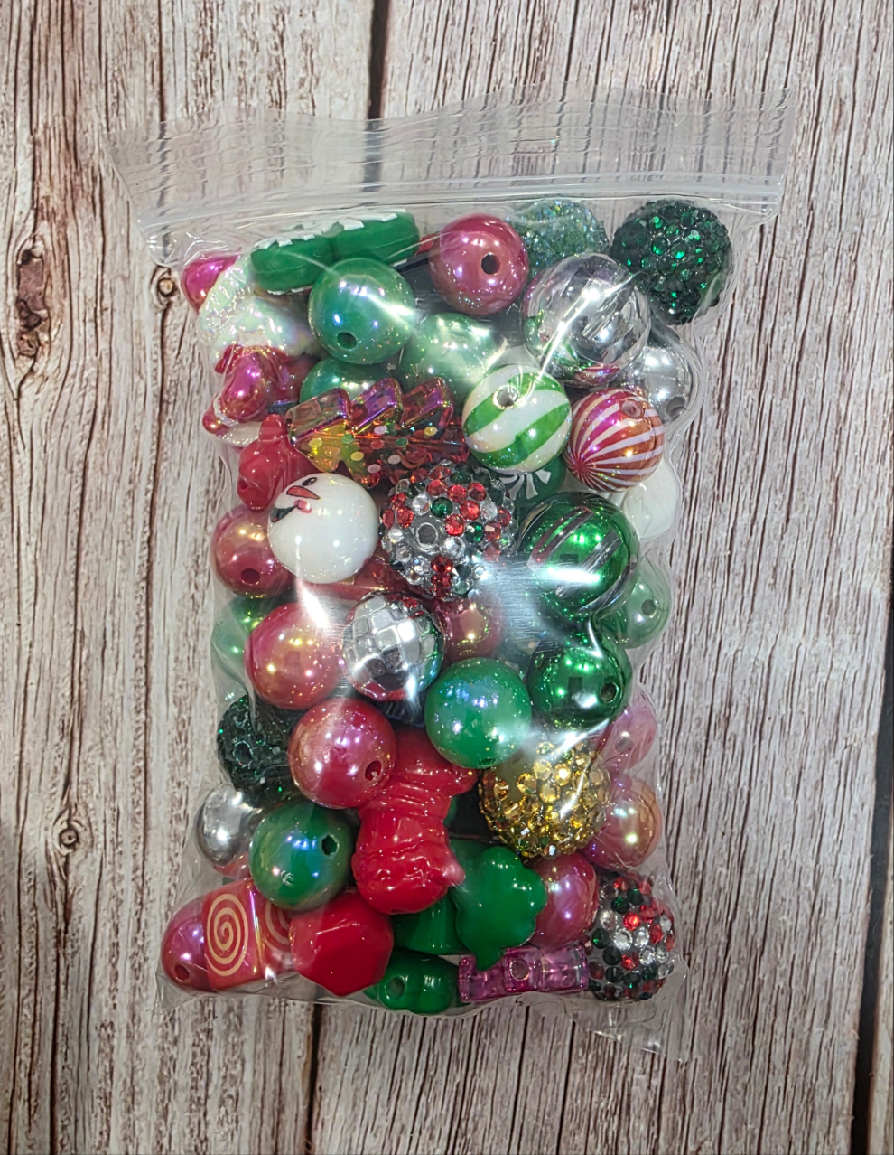 Christmas bead mix