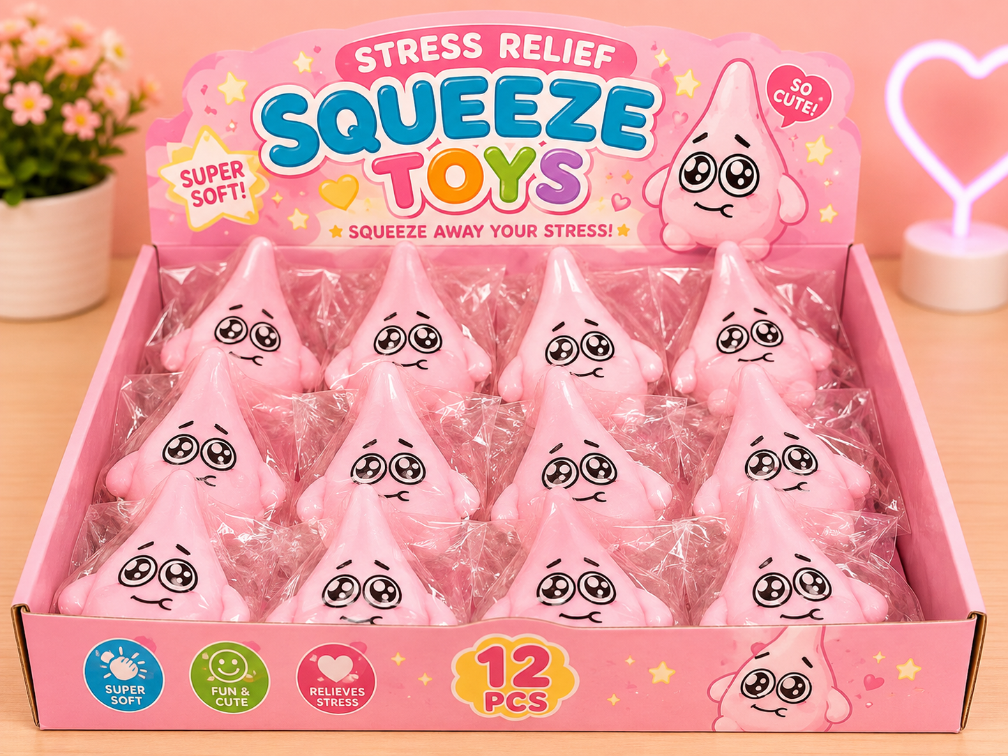 Pink Star Buddy Squishy.