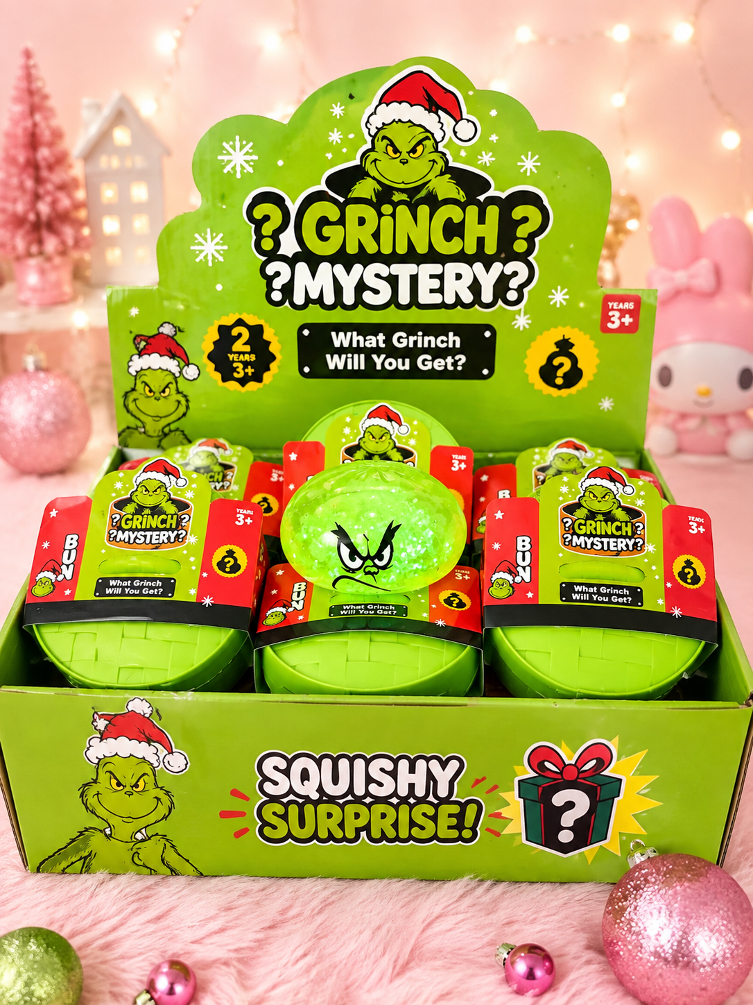 Grinch Christmas Mystery Squishy