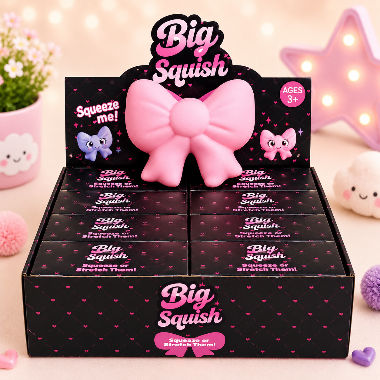 Big squishy pink Bow