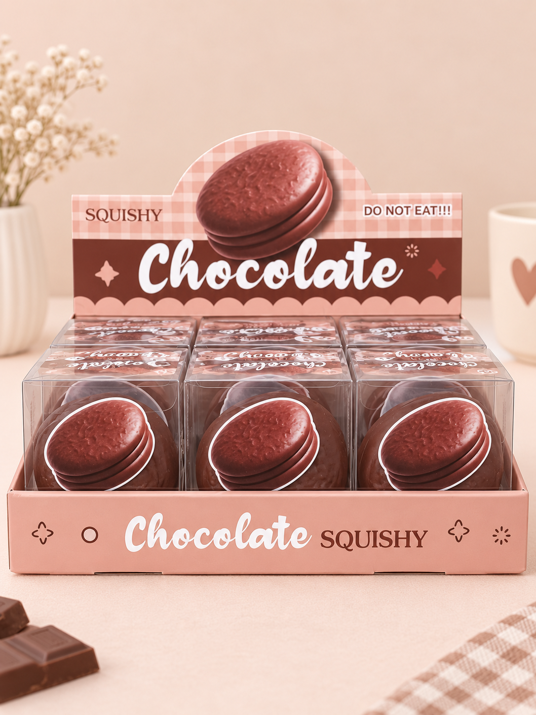 Chocolate crunchy squishy