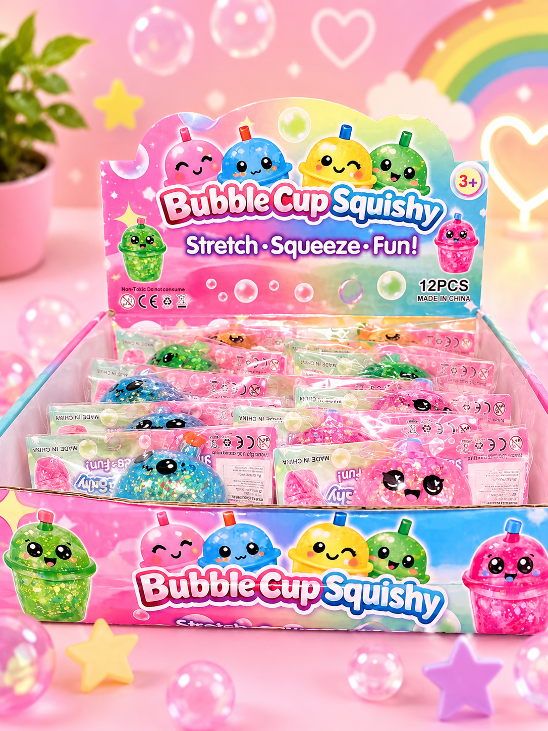 Bubble cup squishy