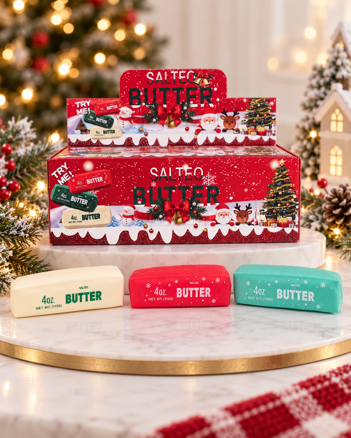 Christmas crunchy butter