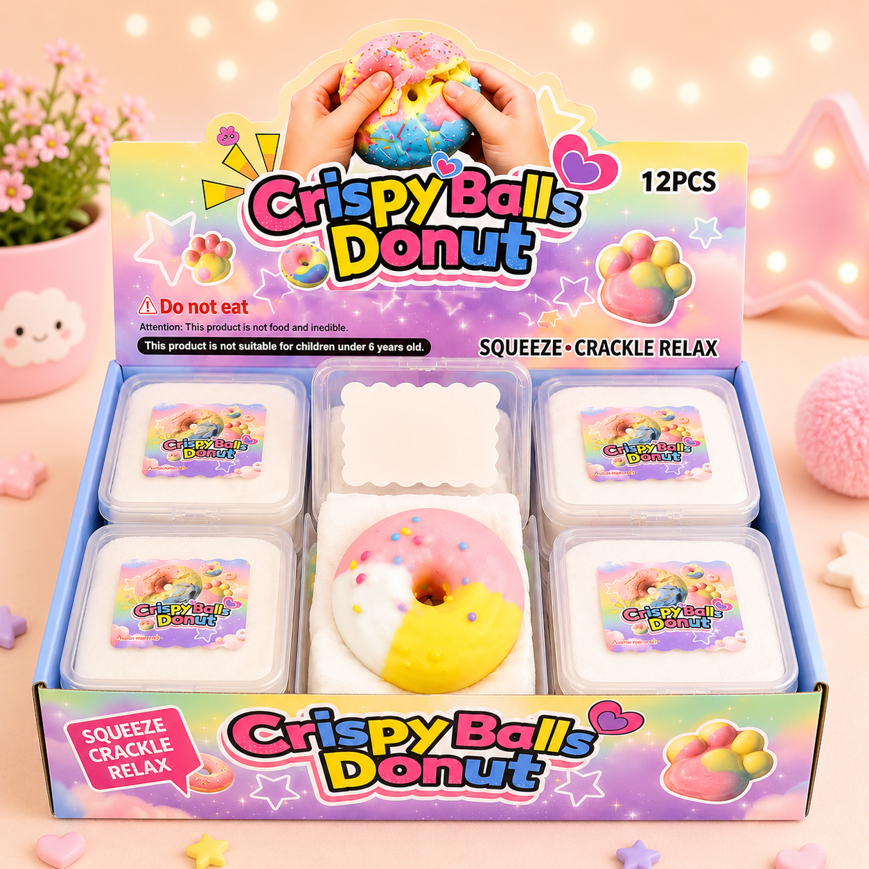 Crispy rainbow Donut