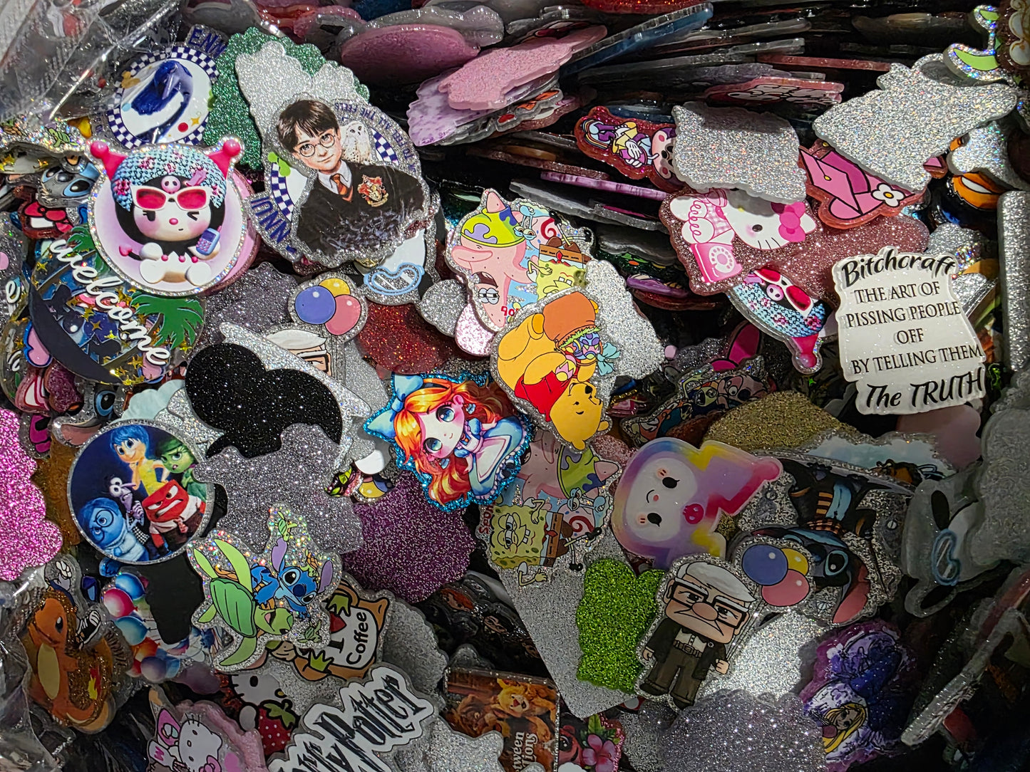 Mix Glitter Acrylic 40pcs