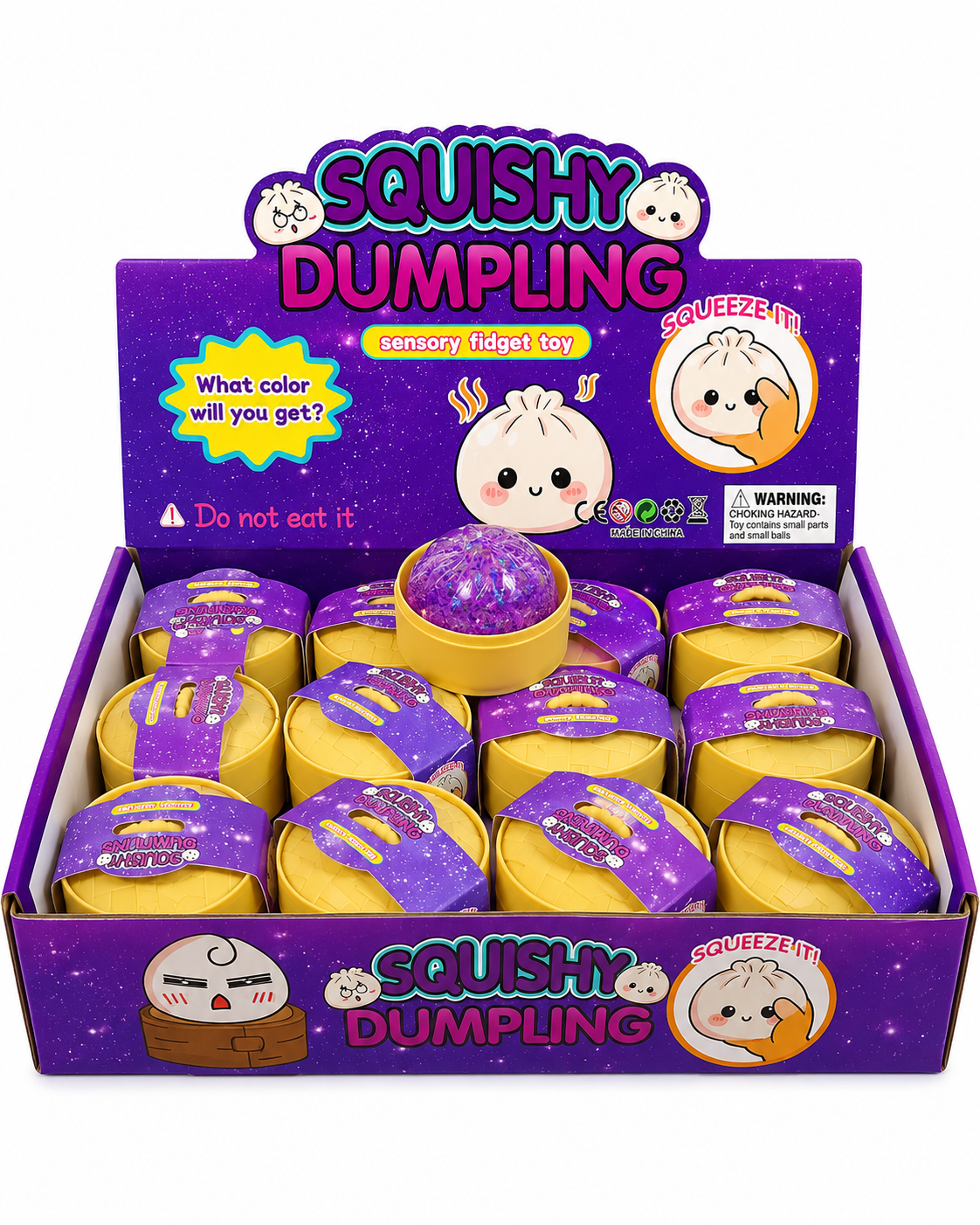 Glitter squishy Dumpling