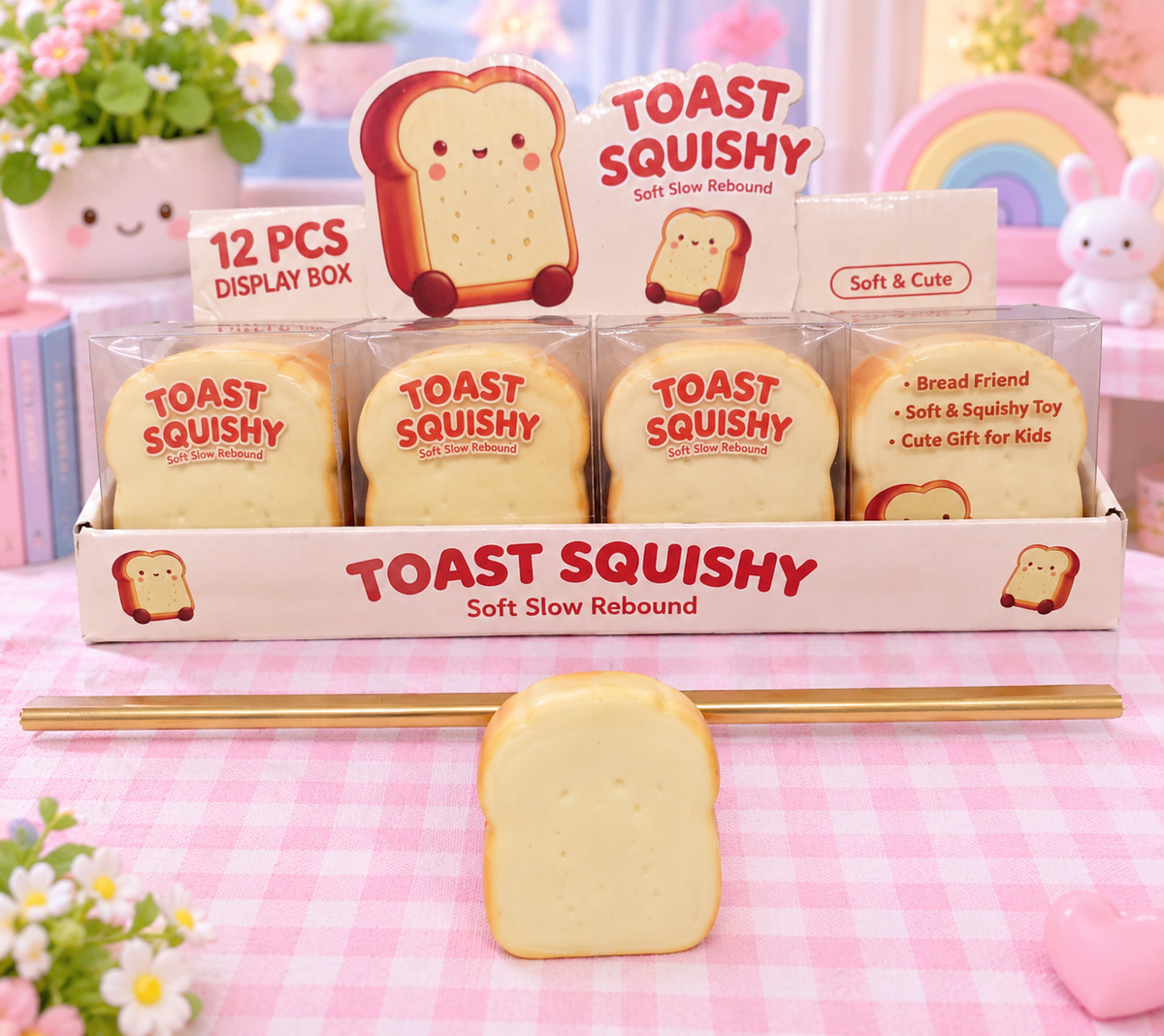 Crunchy toast squishy