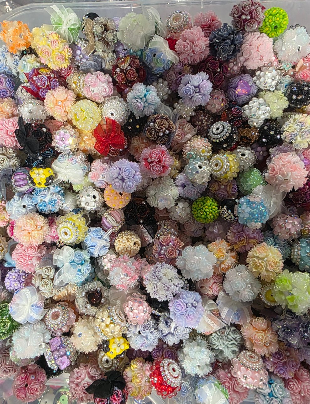 Flower bead mix