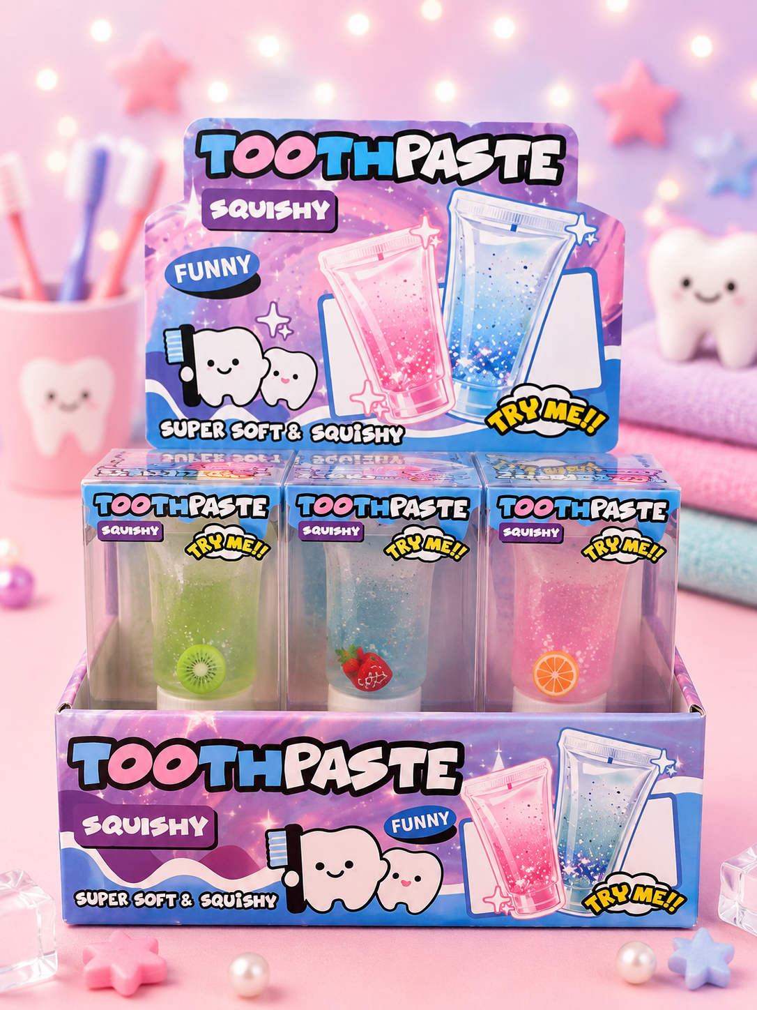 Toothpaste squishy