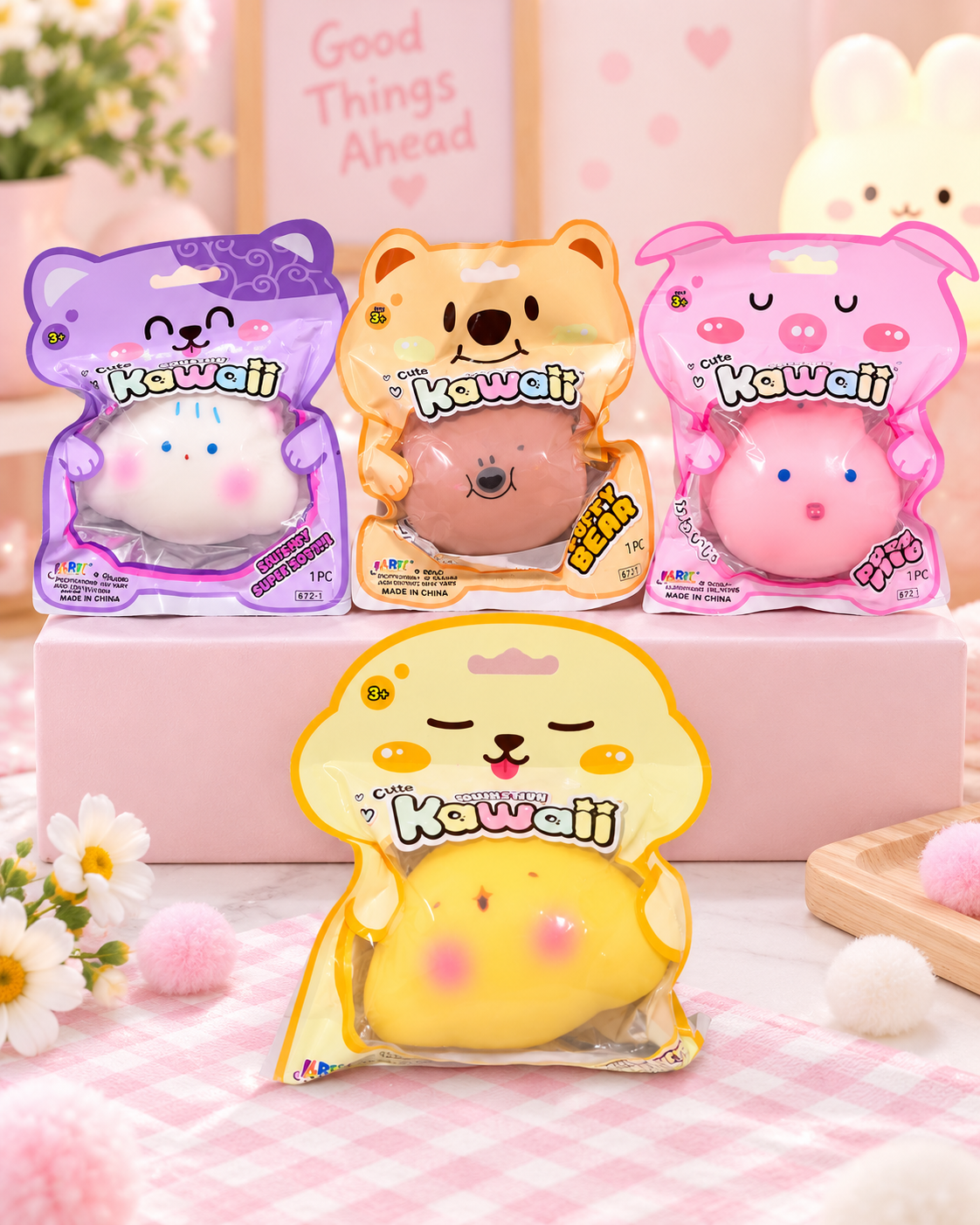 Kawaii Animal Squishy – Assorted Styles