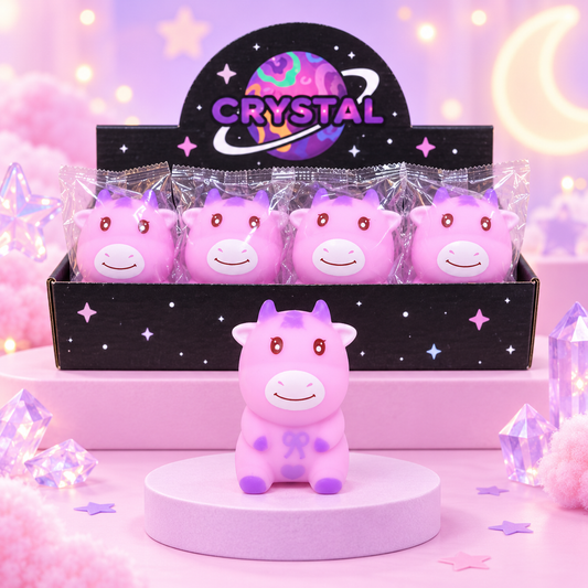 Cream filled purple cow squishy