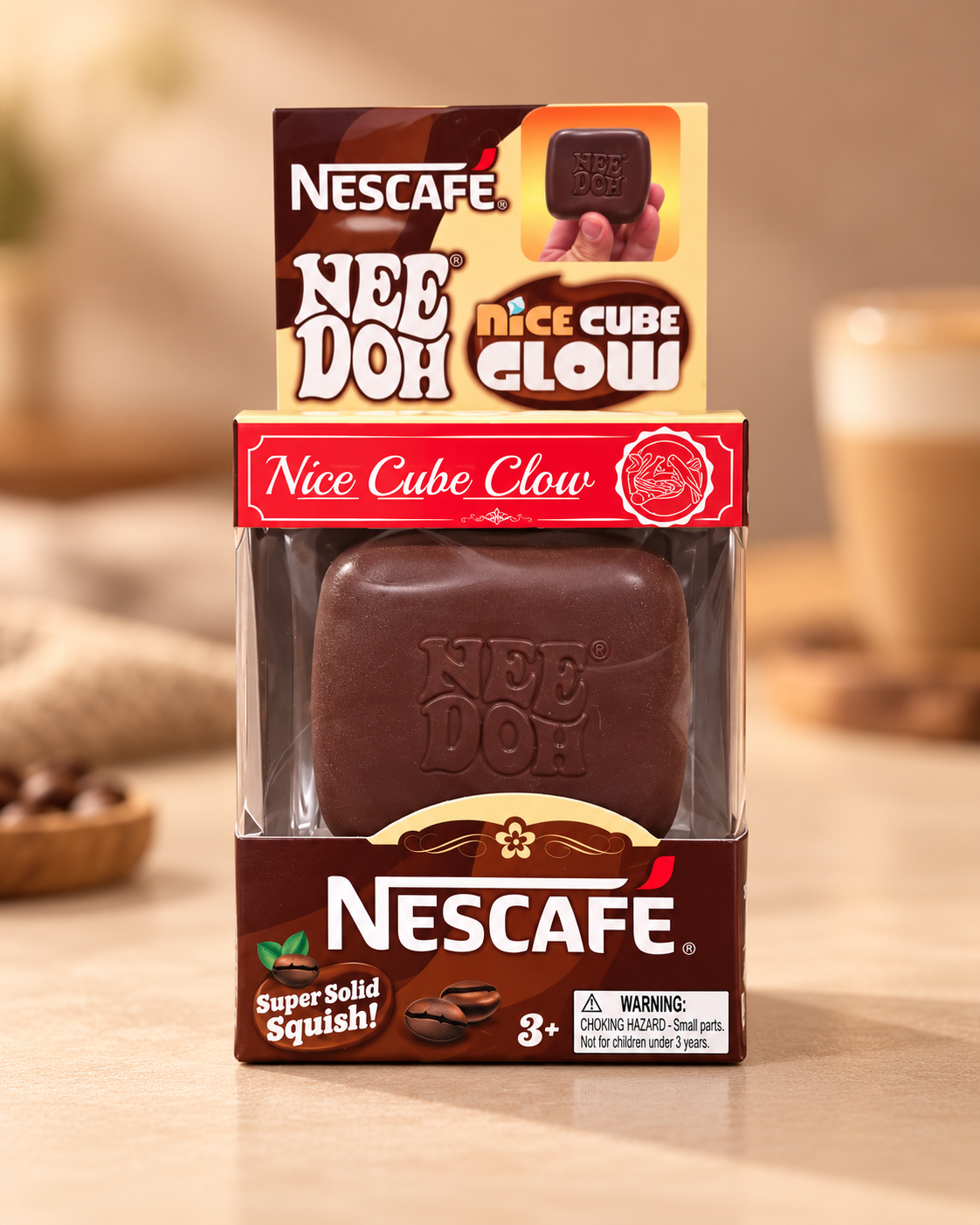 Coffee NeeDoh Nice Cube