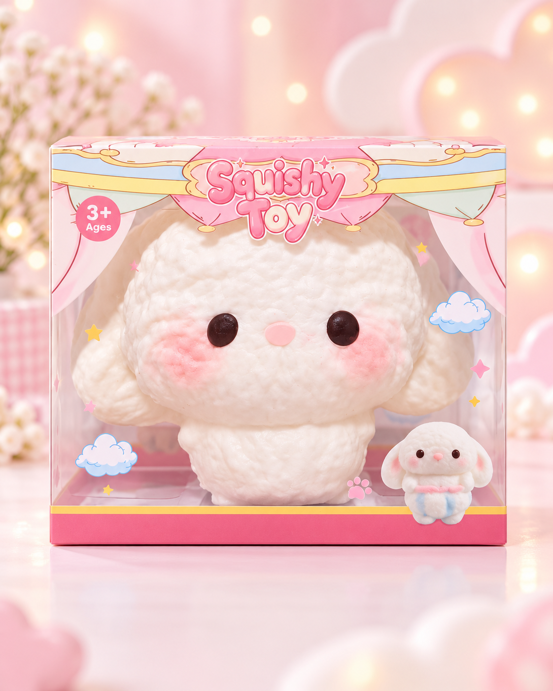 Fluffy Puppy Slow-Rise Squishy.