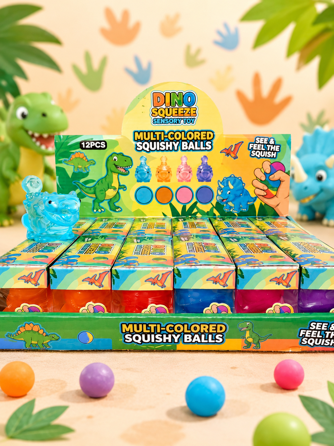 Dinosaur squeeze squishy