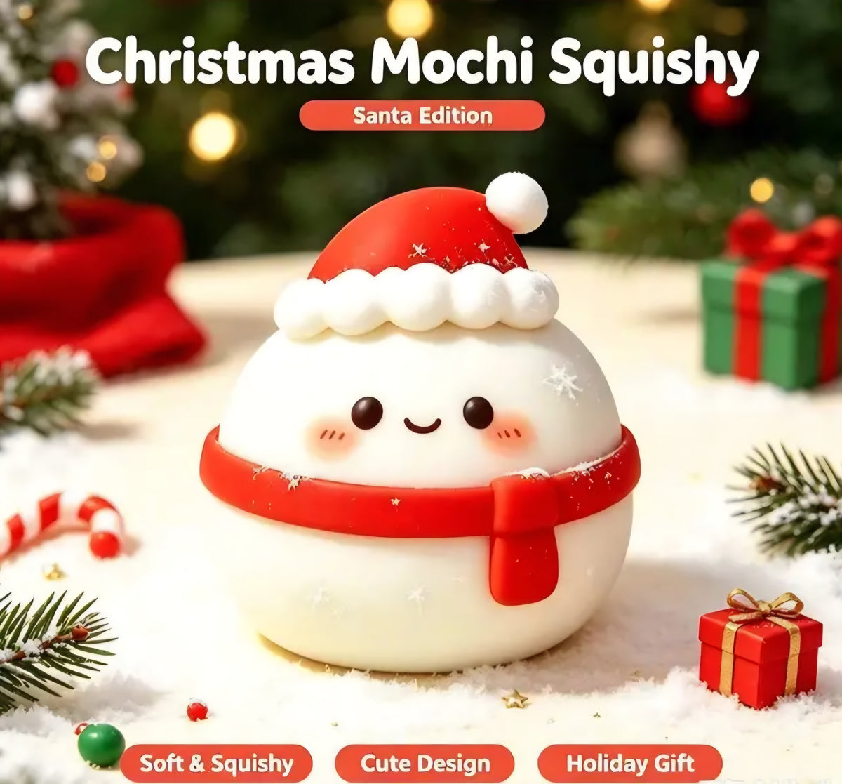 Christmas Mochi Squishies