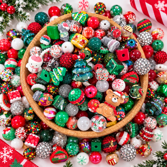 Christmas bead mix