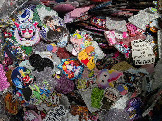 Mix Glitter Acrylic 40pcs