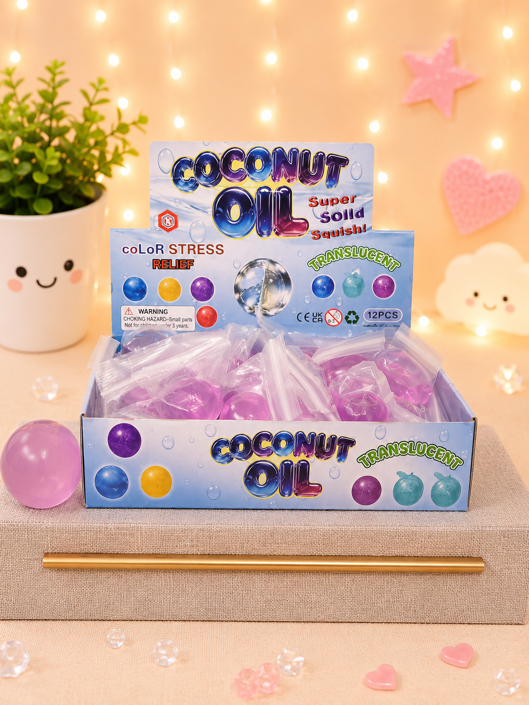 Coconut Oil Stress Relief Squishy