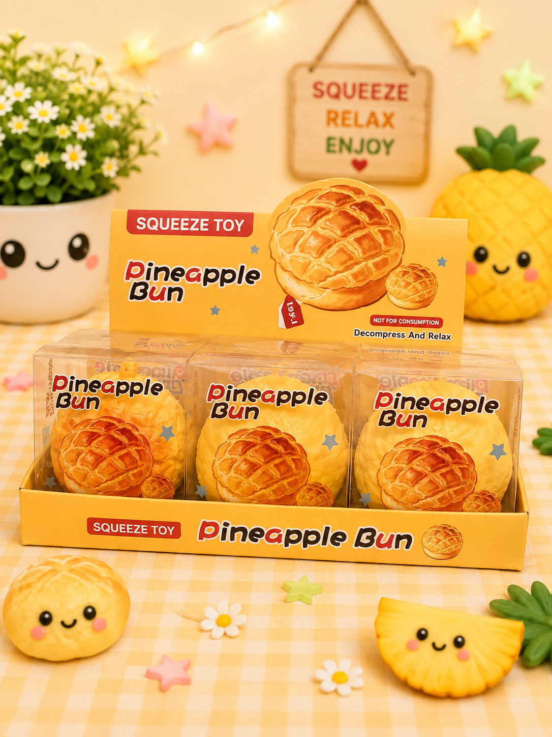 Pineapple crunchy bun