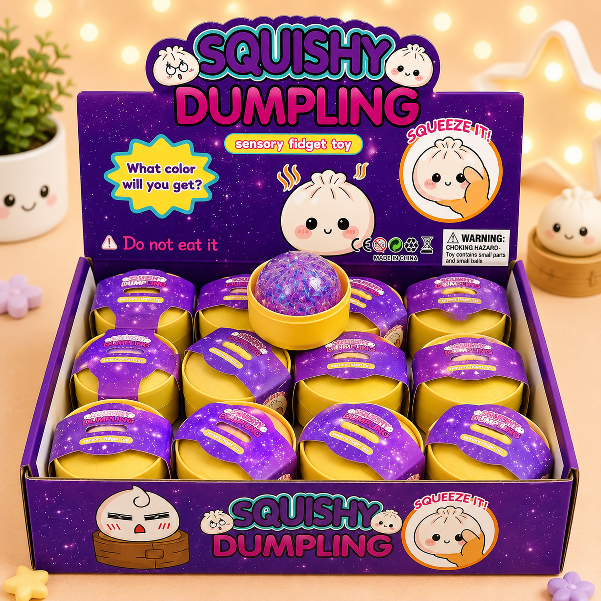 Glitter squishy Dumpling