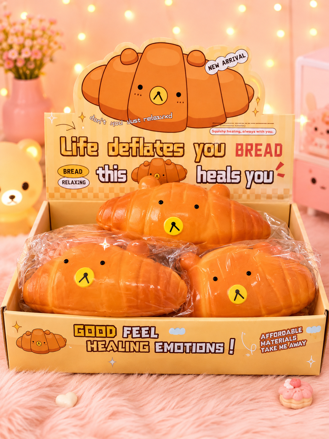 Croissant Bear Squishy